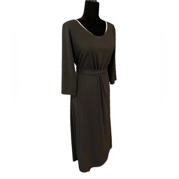 Vintage JOHNNY WAS Black Dress Large - Picture 9 of 9